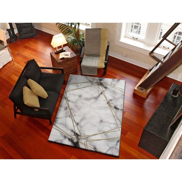 Szaro-biały dywan Universal Artist Marble, 160x230 cm-image-1