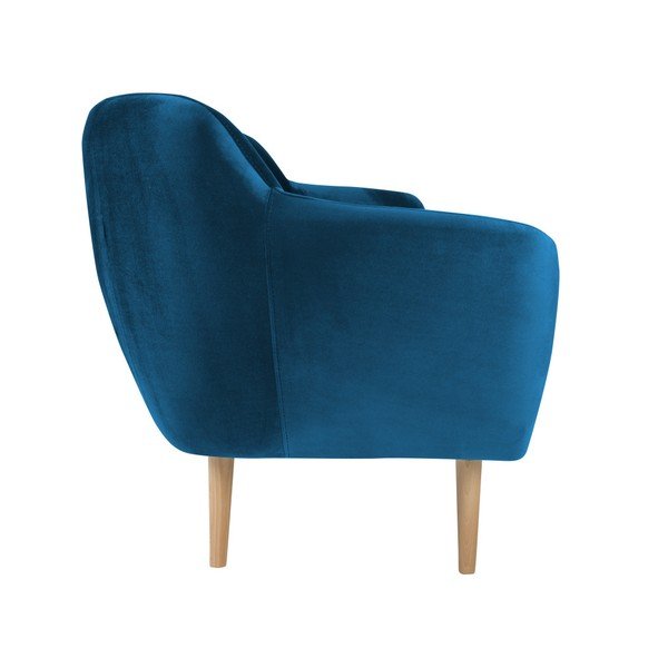 Niebieska sofa 3-osobowa Mazzini Sofas Benito-image-4