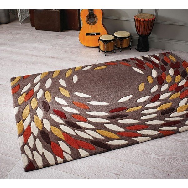 Dywan Flair Rugs Swirl Ochre/Red, 160x230 cm-image-1