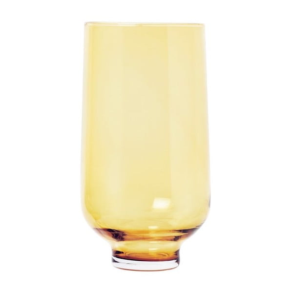 Zestaw 2 żółtych szklanek Blomus Flow, 400 ml