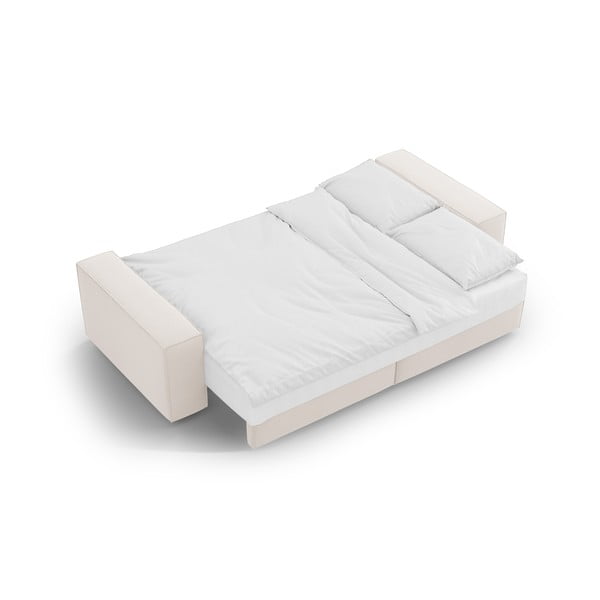 Beżowa rozkładana sofa 247 cm Jodie – Micadoni Home-image-4