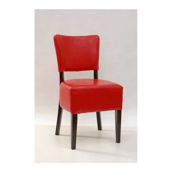 Czerwone krzesło do jadalni SOB Bistro