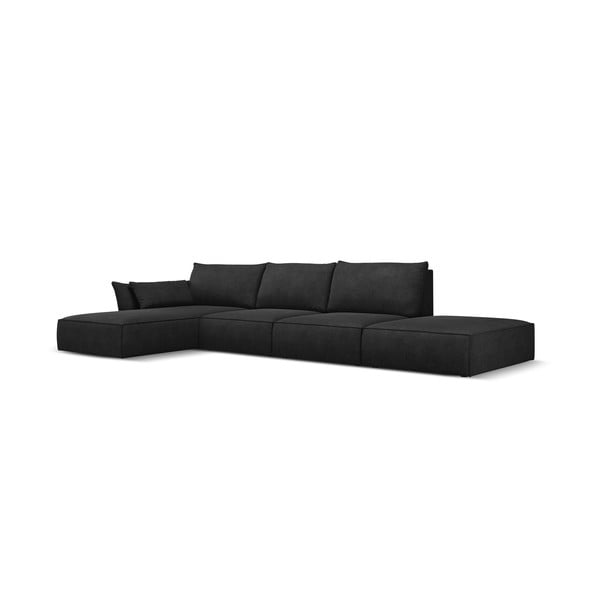 Ciemnoszary narożnik (lewostronny) Vanda – Mazzini Sofas-image-2