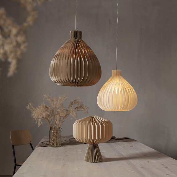 Kremowy abażur ø 28 cm Honeycomb – Star Trading-image-3