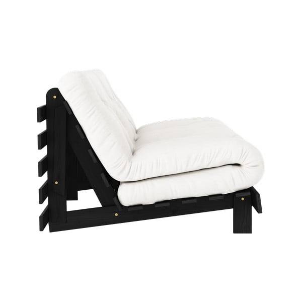 Kremowa rozkładana sofa 160 cm Roots Black Night – Karup Design-image-4