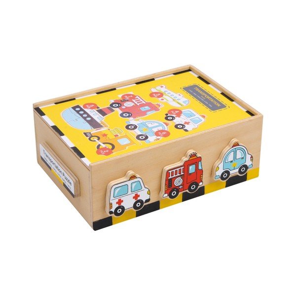 Drewniane puzzle Legler Vehicles-image-1