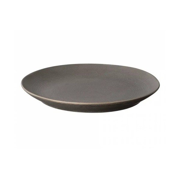 Ciemnobrązowy ceramiczny talerz ø 26 cm Kumi – Blomus