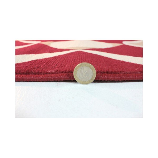 Czerwony dywan Flair Rugs Carnaby Element Red, 160x230 cm-image-1