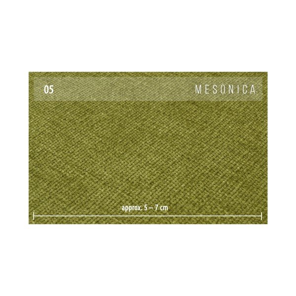 Oliwkowa sofa rozkładana z wielofunkcyjnym szezlongiem MESONICA Munro, dł. 308 cm-image-4