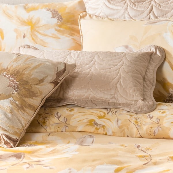 Poszewka na poduszkę Flora Charlston Gold 30x50 cm