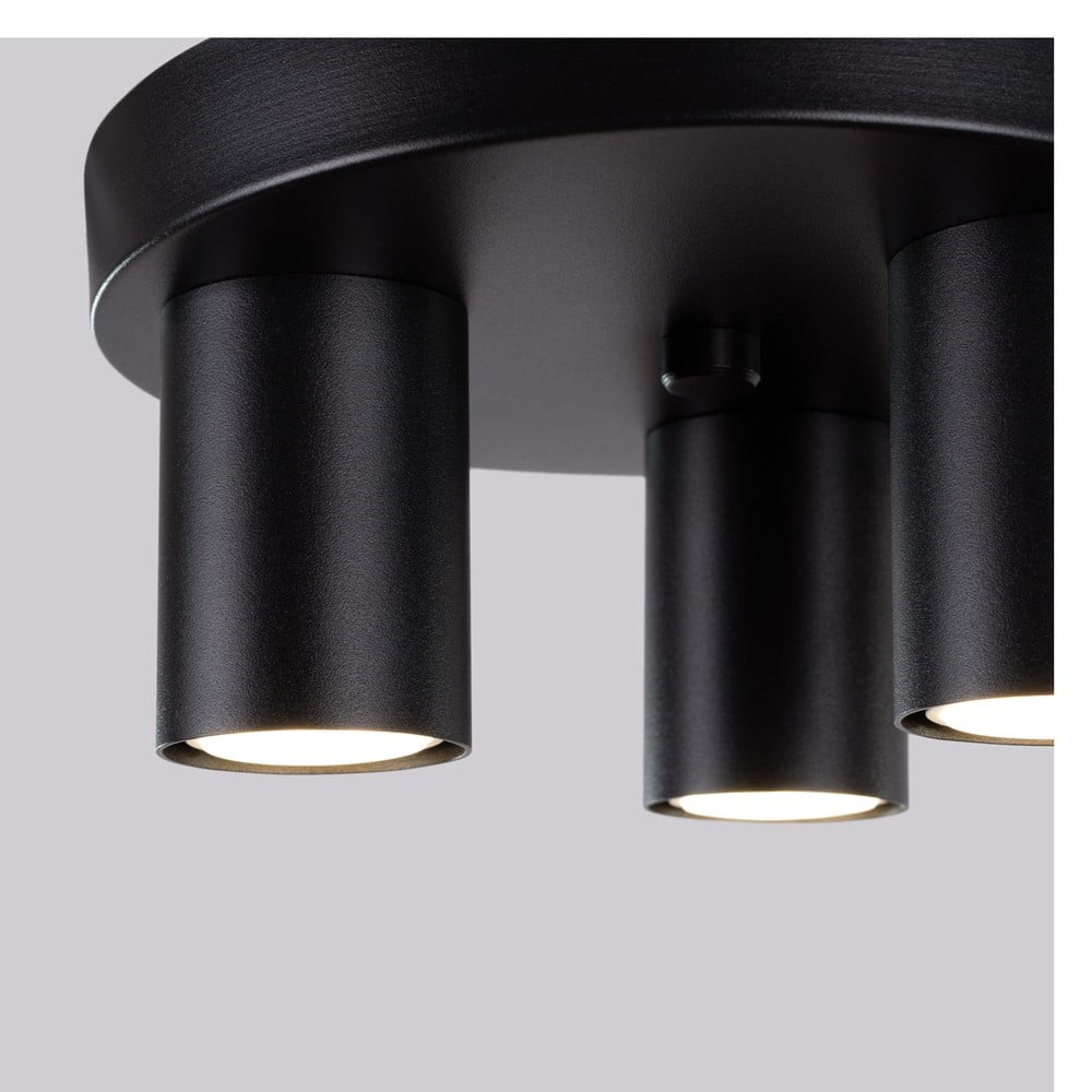 Czarna lampa sufitowa Castro – Sollux (zdjęcie 10)