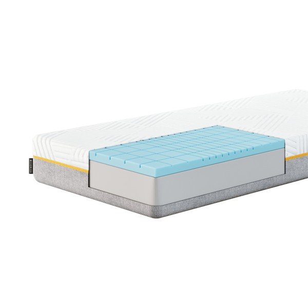 Miękki piankowy materac termoregulacyjny 90x200 cm Jaune – MESONICA-image-2