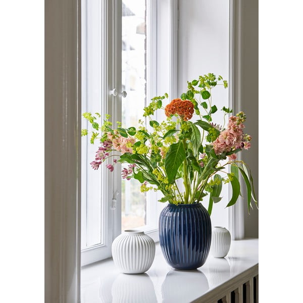 Biały kamionkowy wazon Kähler Design Hammershoi, wys. 12,5 cm-image-1