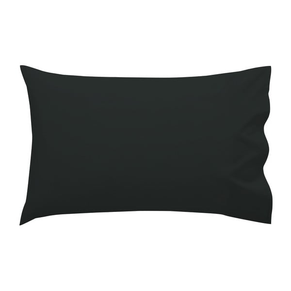 Czarna bawełniana poszewka na poduszkę Happynois, 40x60 cm