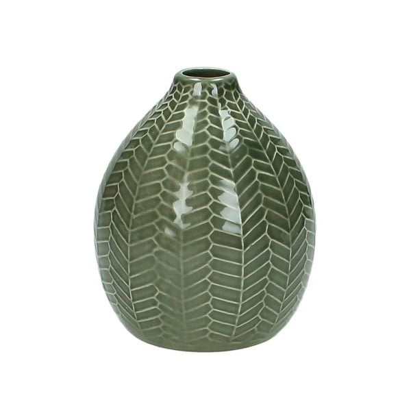 Szary wazon ceramiczny HF Living, wys. 13 cm