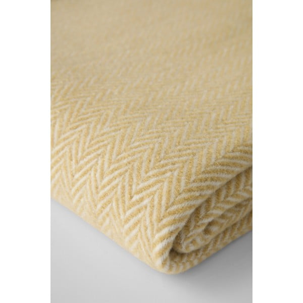 Szarobrązowy pled z domieszką bawełny Euromant Skyline, 140x180 cm-image-1