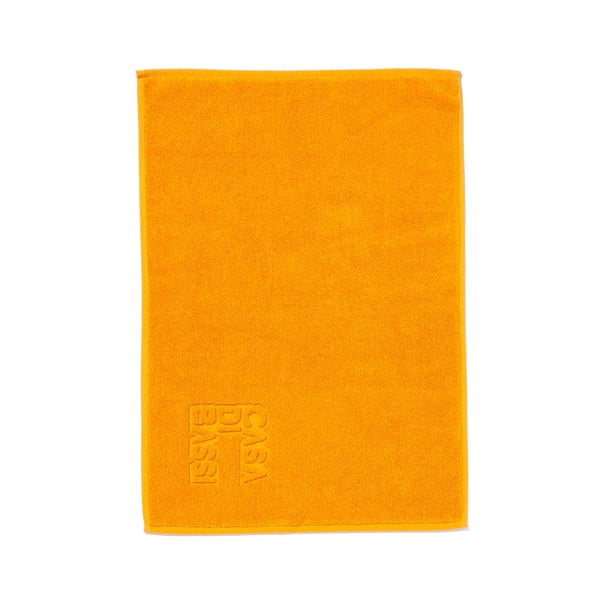 Pomarańczowy dywanik łazienkowy Casa Di Bassi Logo, 50x70 cm