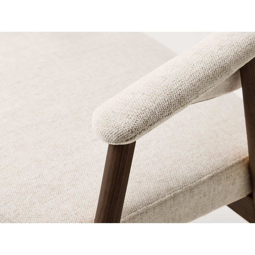 Kremowe fotele jadalniane zestaw z podłokietnikami 2 szt. z litego drewna dębowego Elk – Unique Furniture (zdjęcie 10)