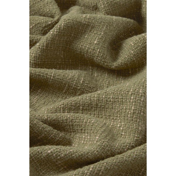 Bawełniany koc w kolorze khaki 130x180 cm Handloom – Lorena Canals-image-3