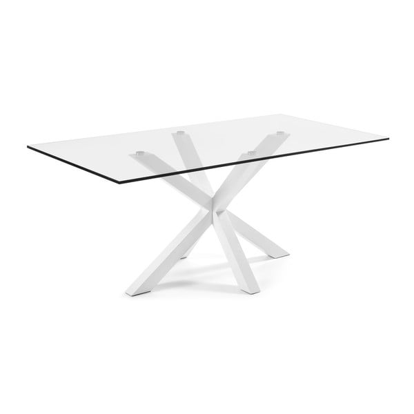 Stół z białymi nogami La Forma Arya, dł. 200 cm