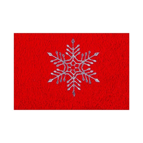 Ręcznik Christmas Snowflake Red, 30x50 cm-image-2