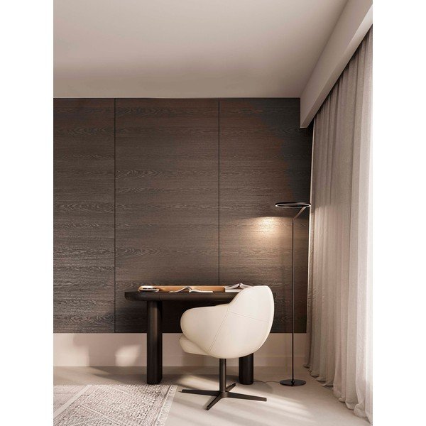 Aluminiowa lampa stojąca LED ze ściemniaczem w kolorze matowej czerni (wysokość 168 cm) Tilia – Nova Luce-image-1