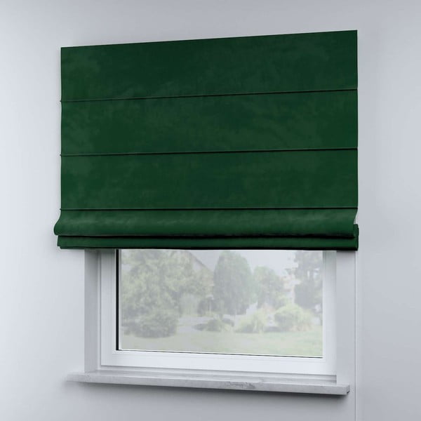 Zielona roleta rzymska 170x160 cm Posh Velvet – Yellow Tipi-image-4