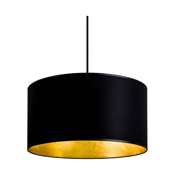 Czarna lampa wisząca z wnętrzem w kolorze złota Sotto Luce Mika, ⌀ 36 cm-image-3