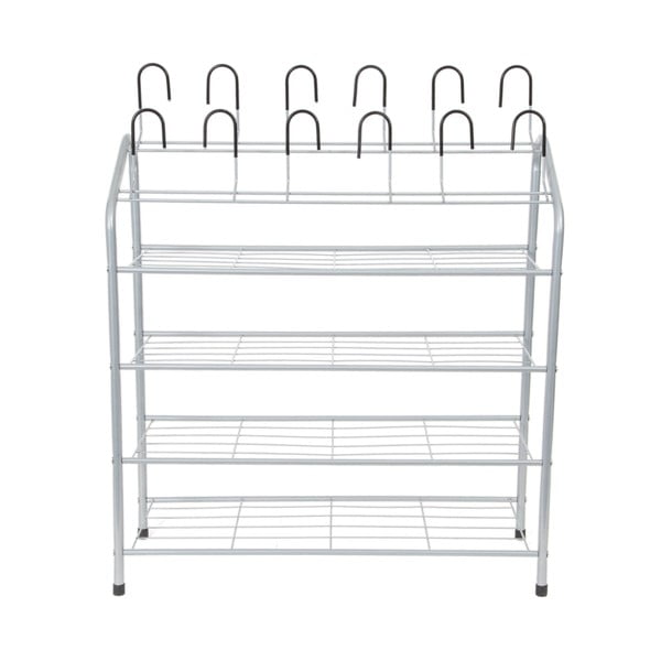 4-poziomowy regał na buty z nakładkami Compactor-image-3