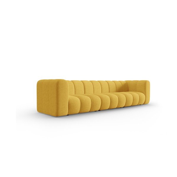 Żółta sofa 318 cm Lupine – Micadoni Home-image-2