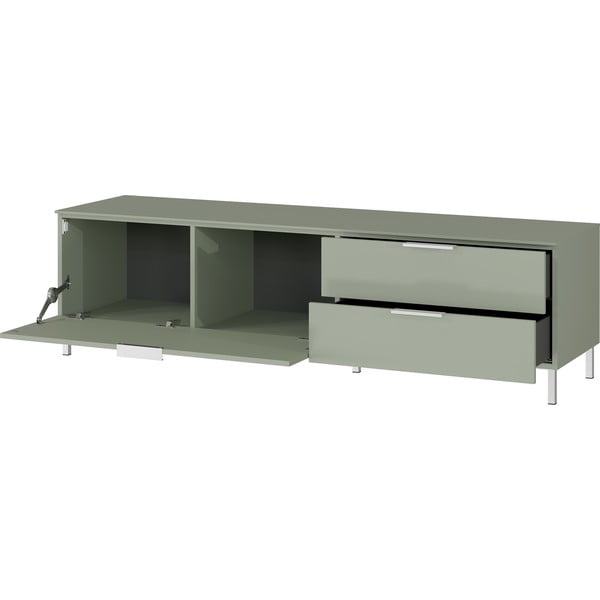 Jasnozielona szafka pod TV 164x47 cm Kenora – Germania-image-3