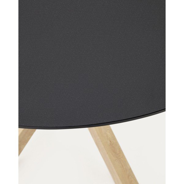 Okrągły stół ze szklanym blatem ø 150 cm Argo – Kave Home-image-3