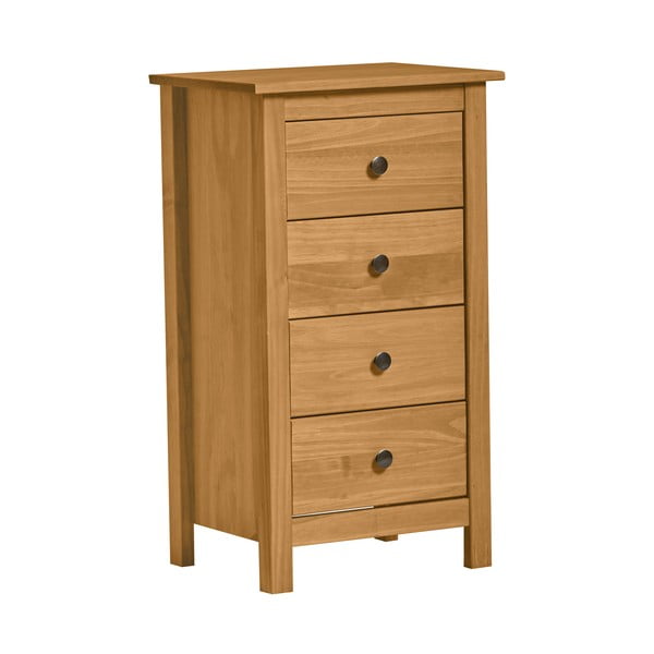 Naturalna komoda z litego drewna sosnowego z 4 szufladami Marckeric Berna-image-3