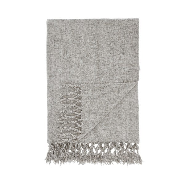 Szary koc z szenilu 130x170 cm Wilson – Catherine Lansfield