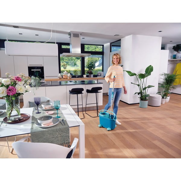 Zestaw mopa do podłogi i wiadra LEIFHEIT Twist Ergo Mobile M-image-4