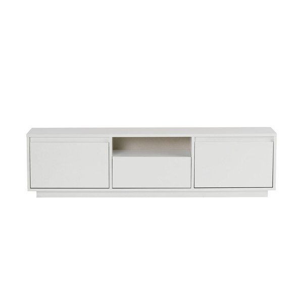 Biała szafka pod TV 160x42x30 cm Sentinel – Kalune Design-image-3