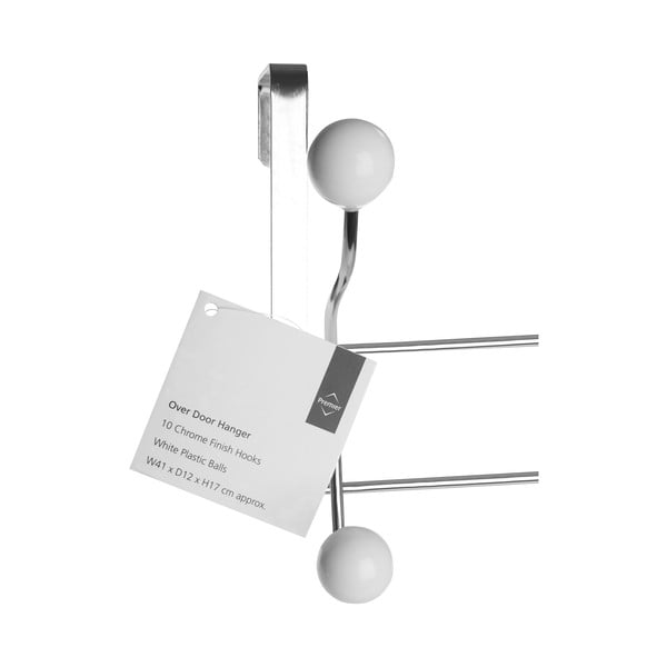 Metalowy wieszak na drzwi w kolorze srebra 40,5 cm Jaxen – Premier Housewares-image-2