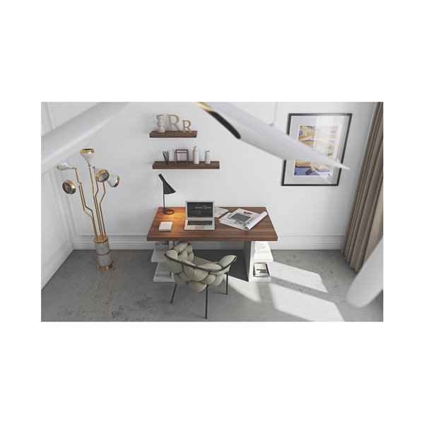 Biurko z blatem w kolorze drewna orzechowego TemaHome Multi, dł. 160 cm-image-3