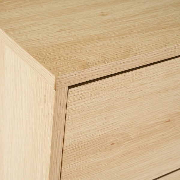 Naturalna wysoka komoda w dekorze brzozy 60x97,5 cm – Casa Selección-image-4