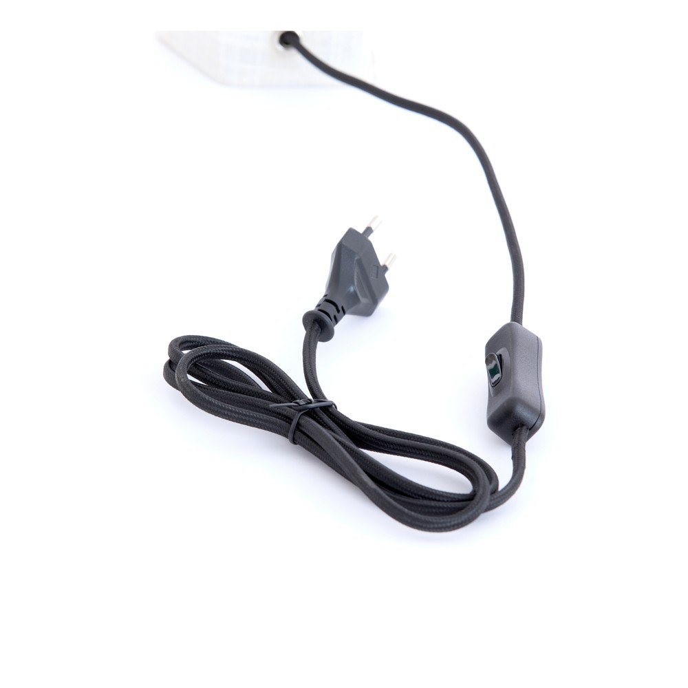 Biała lampa stołowa z tekstylnym kloszem (wysokość 50 cm) Musaby – Light & Living (zdjęcie 5)