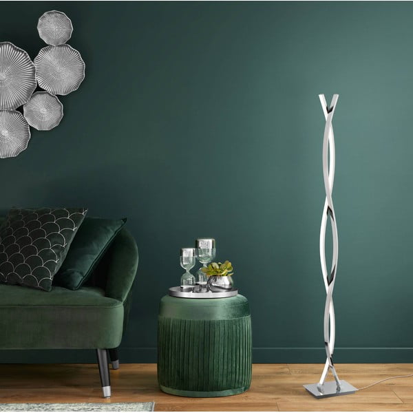 Lampa stojąca LED w kolorze srebra (wysokość 142 cm) LASANA 2 – EGLO-image-2