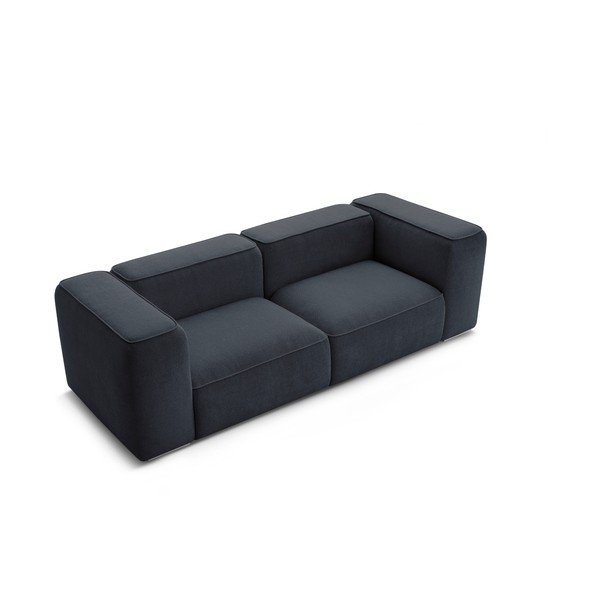 Ciemnoniebieska sofa 255 cm Zephyr – Bobochic Paris-image-4