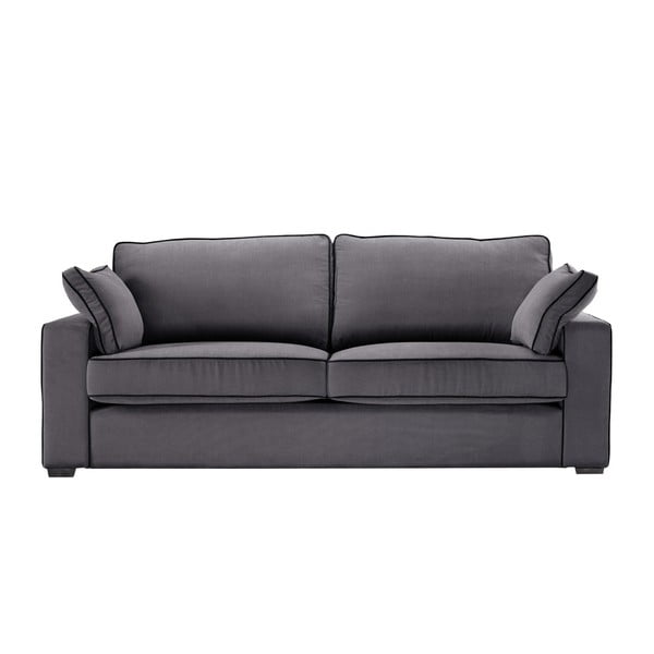 Antracytowa sofa 3-osobowa Jalouse Maison Serena