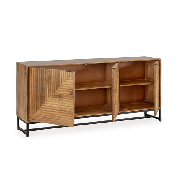 Komoda z litego drewna mango w naturalnym kolorze 170x79x40 cm Nereida – MOME-image-4