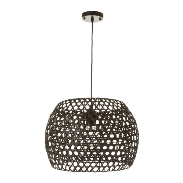 Czarna bambusowa lampa sufitowa ø 35 cm – Casa Selección