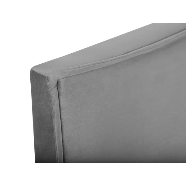 Szary zagłówek 140x120 cm Natalia – Milo Casa-image-1