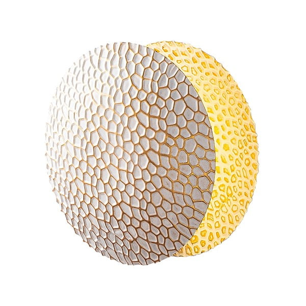 Kinkiet w biało-złotym kolorze LED ø 21 cm Yosma – Opviq lights-image-4