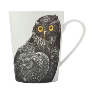 Biały porcelanowy kubek Maxwell & Williams Marini Ferlazzo Owl, 450 ml