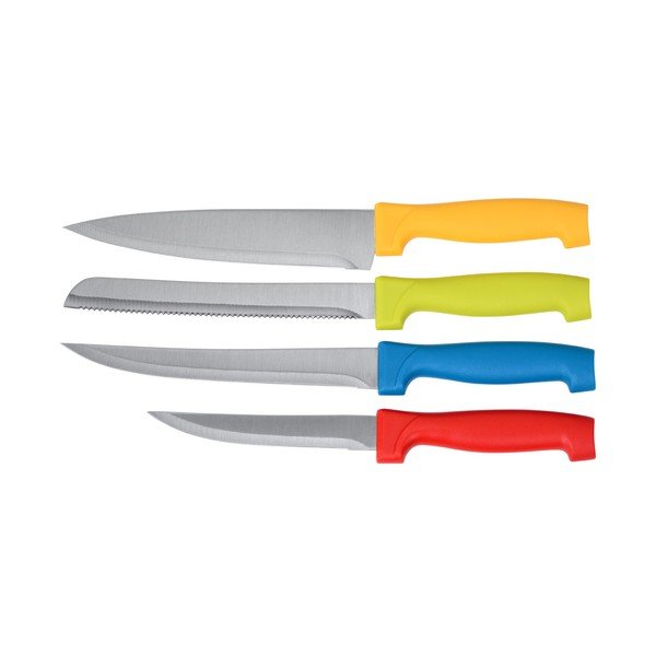 Zestaw 4 nożów, 4 desek i stojaku Premier Housewares-image-1