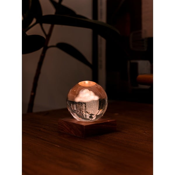 Ciemnobrązowa dekoracja świetlna na USB Amber – Gingko-image-3